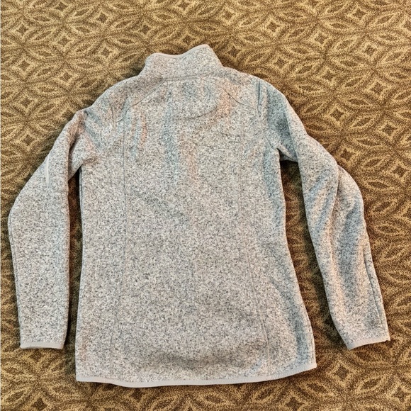 L.L. Bean Heathered Gray Zip-Up Jacket - Picture 2 of 6